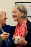 Talking over cuppa